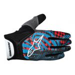 Gants cross Alpinestars CHARGER GLOVES RED CYAN BLACK ENFANT 2012