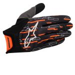 Gants cross Alpinestars RACER GLOVES ORANGE BLACK WHITE ENFANT 2012