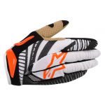 Gants cross Alpinestars TECHSTAR GLOVES ORANGE BLACK 2012