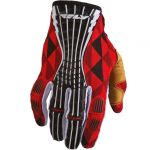 Gants cross Fly KINETIC KID GLOVES ROUGE NOIR 2012