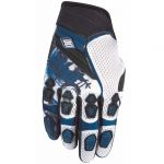 Gants cross Shot CONTACT OLD SCHOOL BLANC BLEU GLOVES 2012