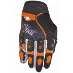 Gants cross Shot CONTACT OLD SCHOOL NOIR ORANGE GLOVES 2012