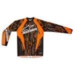 Maillot cross Alpinestars RACER JERSEY ORANGE BLACK WHITE ENFANT 2012