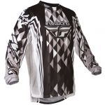 Maillot cross Fly KINETIC KID JERSEY NOIR GRIS 2012