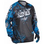 Maillot cross Shot DEVO BLAST NOIR BLEU JERSEY 2012