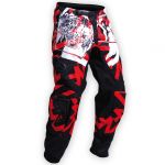 Pantalon cross No Fear SPECTRUM SCRATCH BLACK SILVER RED PANT 2012