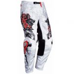 Pantalon cross Shot CONTACT OLD SCHOOL BLANC ROUGE PANT 2012