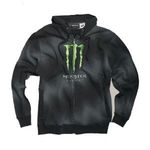 sweat Monster MONSTER PULSE ZIP HOODIE BLACK 
