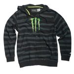 sweat Monster MONSTER RIGHT LANE ZIP HOODIE BLACK
