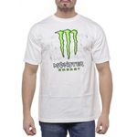 t-shirt manches courtes Monster MONSTER BUST IT TEE WHITE 