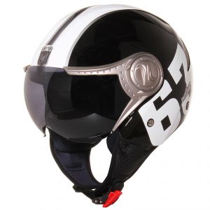 Casque jet Dexter ROAD NOIR/BLANC