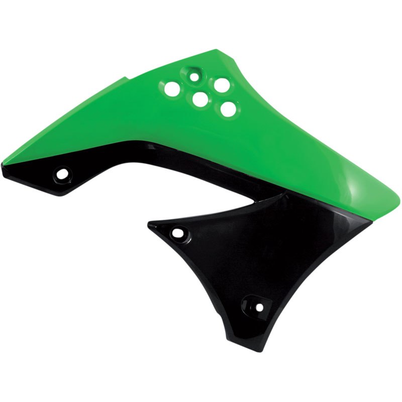 Ouie de radiateur Acerbis vert/noir