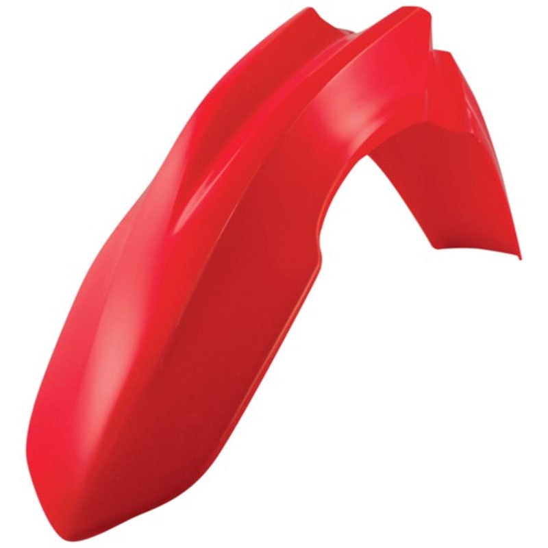 Image of Garde boue Acerbis avant rouge fluo