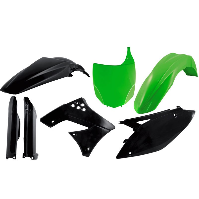 Image of Kit plastiques Acerbis Full couleur vert/noir