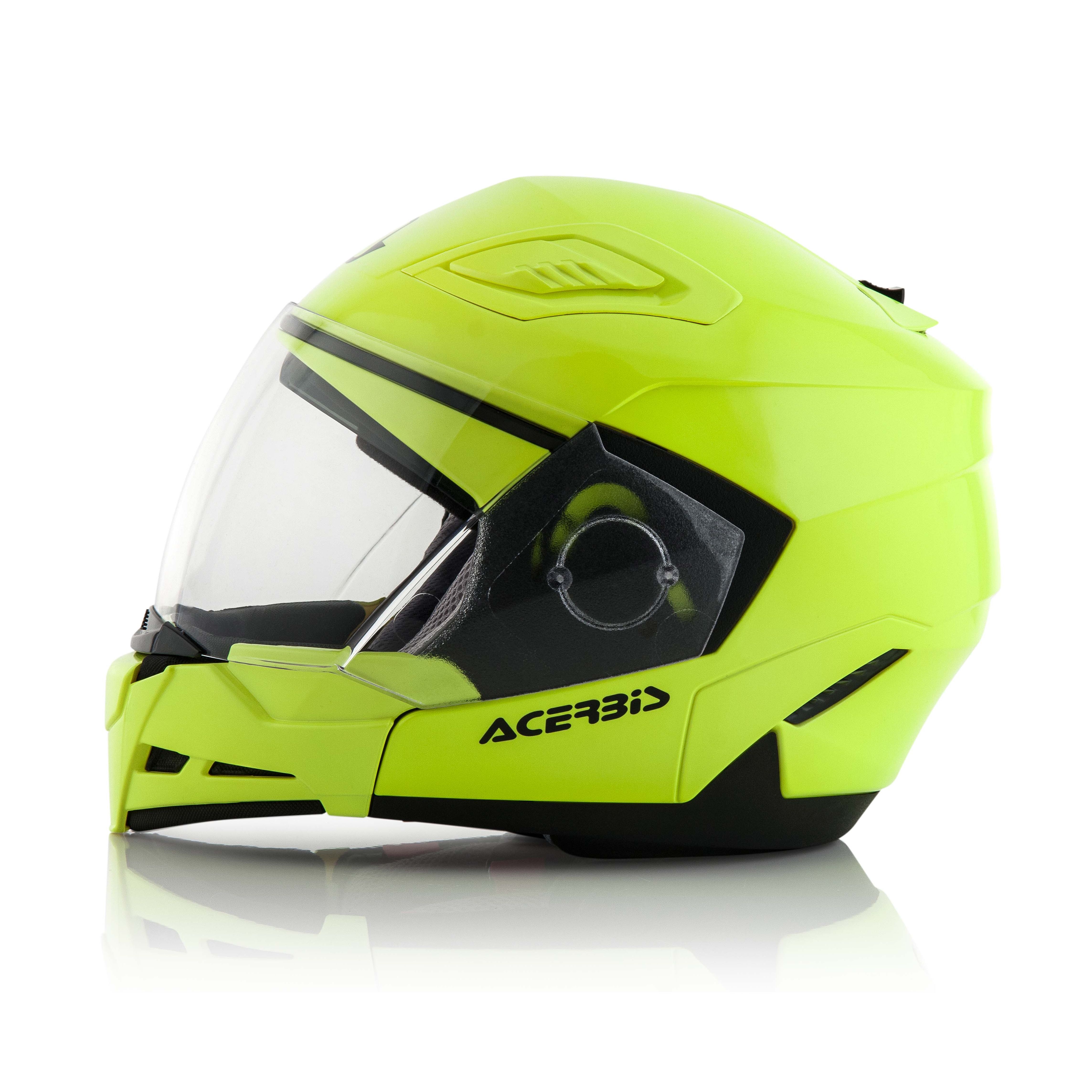 Casque Acerbis Stratos 20 Jaune Fluo 2017 Casque Jet