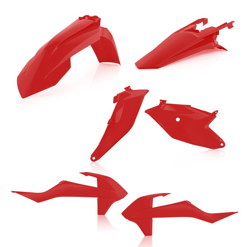 Kit plastiques Acerbis COULEUR ROUGE