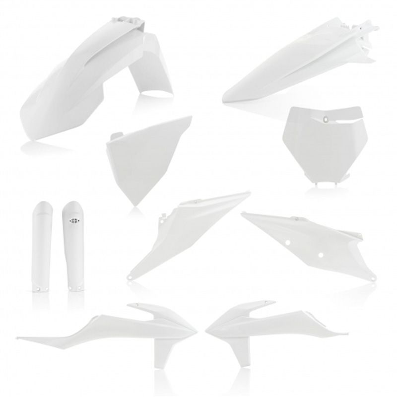 Kit plastiques Acerbis FULL KIT BLANC