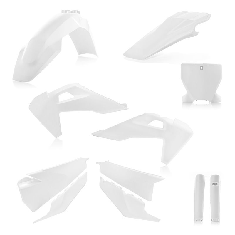 Kit plastiques Acerbis FULL KIT BLANC