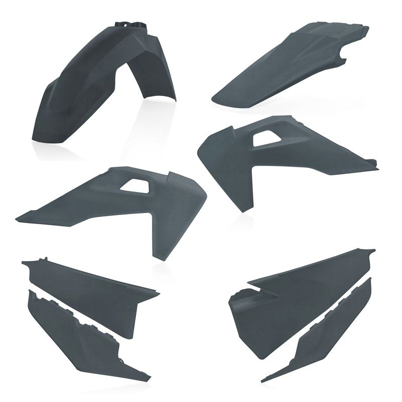 Kit plastiques Acerbis COULEUR GRIS METALLIQUE