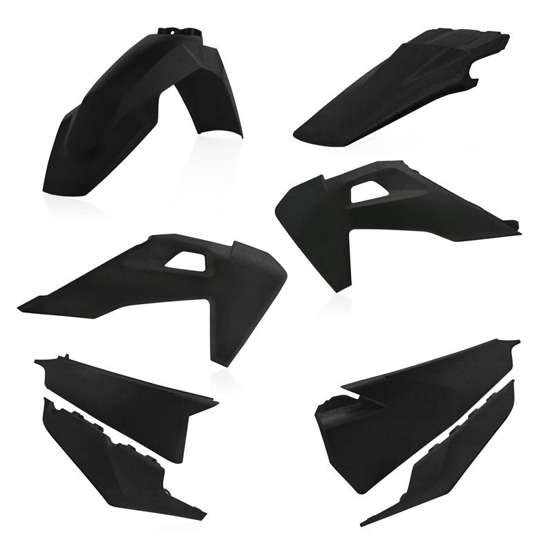 Kit plastiques Acerbis COULEUR NOIR METALLIQUE