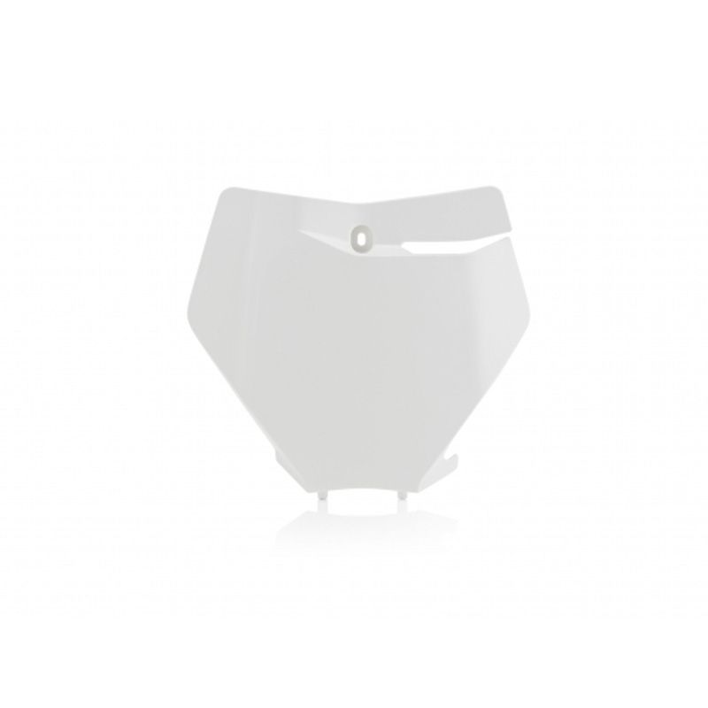 Plaque avant Acerbis BLANC