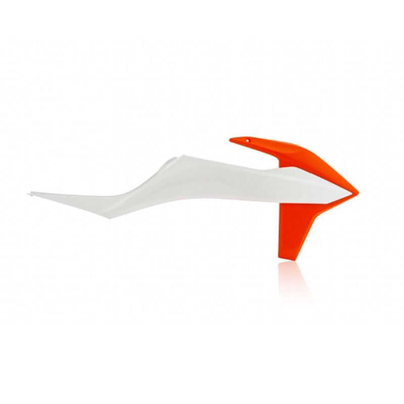 Ouie de radiateur Acerbis BLANC/ORANGE