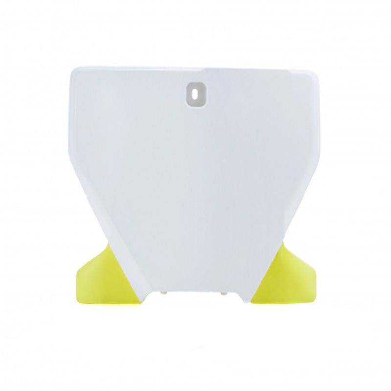 Plaque avant Acerbis BLANC/JAUNE