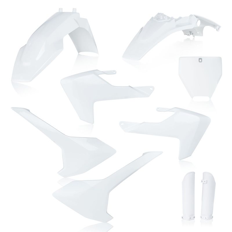 Kit plastiques Acerbis FULL KIT BLANC