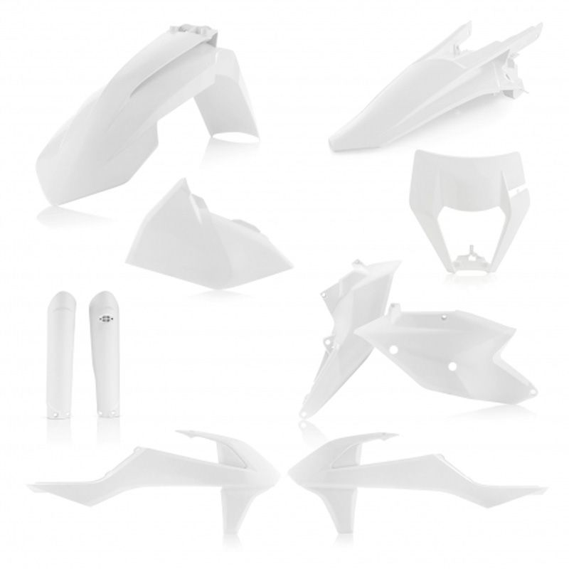 Kit plastiques Acerbis FULL KIT BLANC