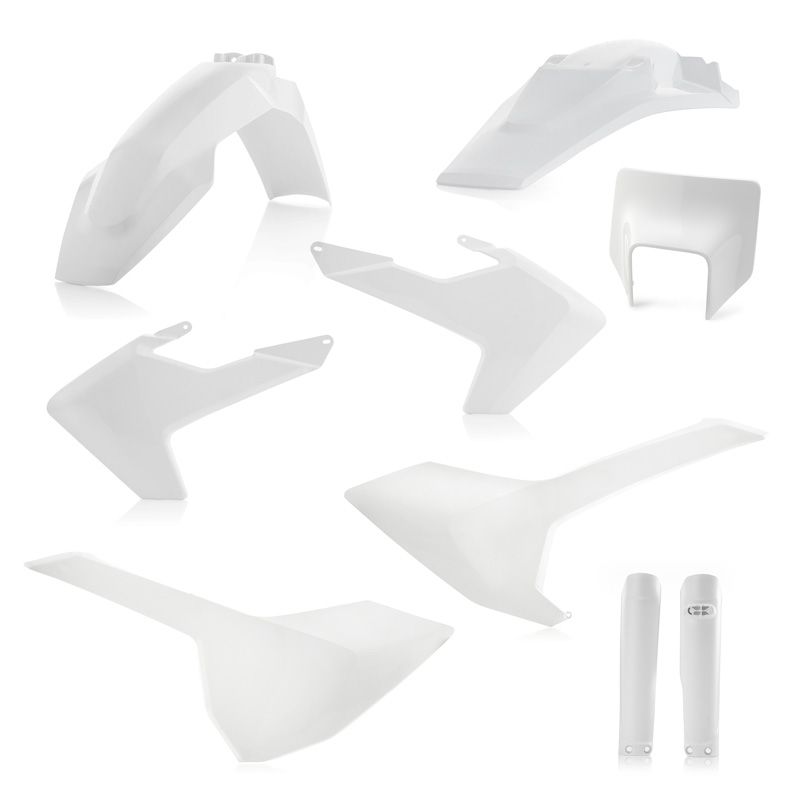 Kit plastiques Acerbis FULL KIT BLANC
