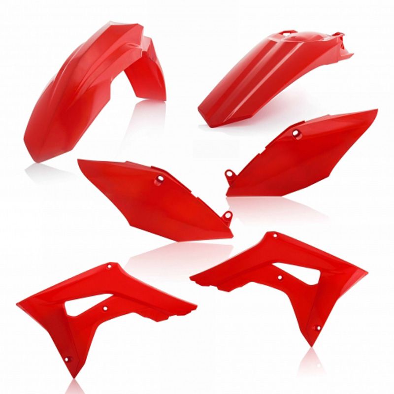 Kit plastiques Acerbis COULEUR ROUGE