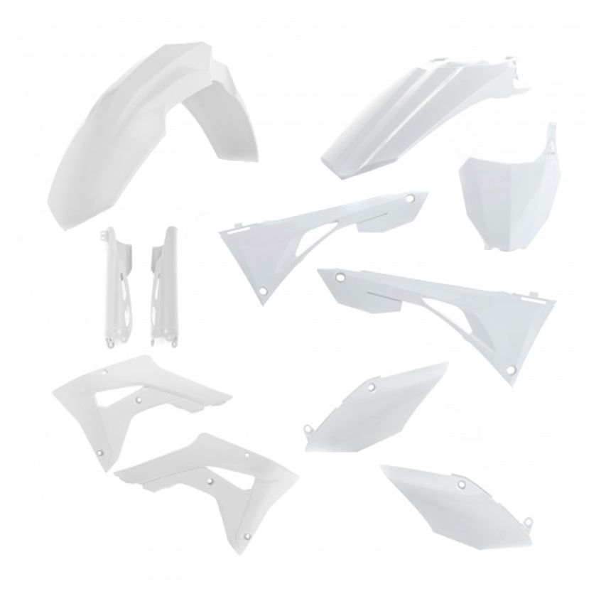 Kit plastiques Acerbis FULL KIT BLANC