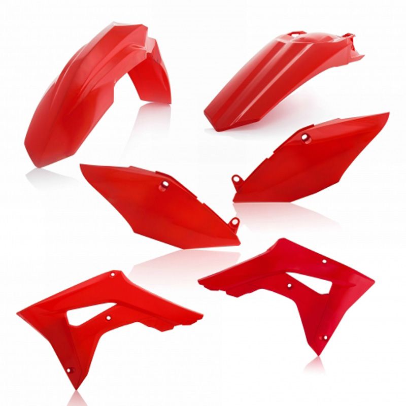 Kit plastiques Acerbis COULEUR ROUGE