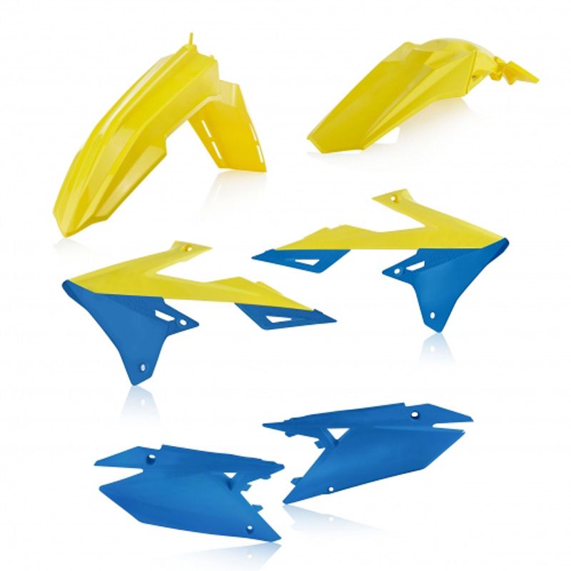 Kit plastiques Acerbis COULEUR JAUNE/BLEU