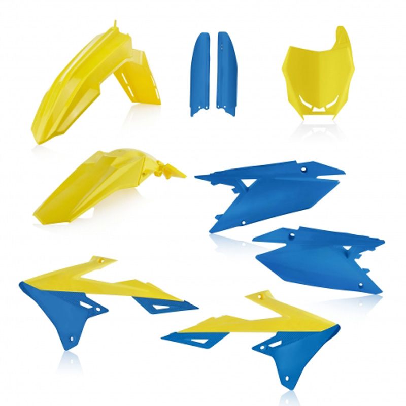 Image of Kit plastiques Acerbis FULL KIT JAUNE/BLEU