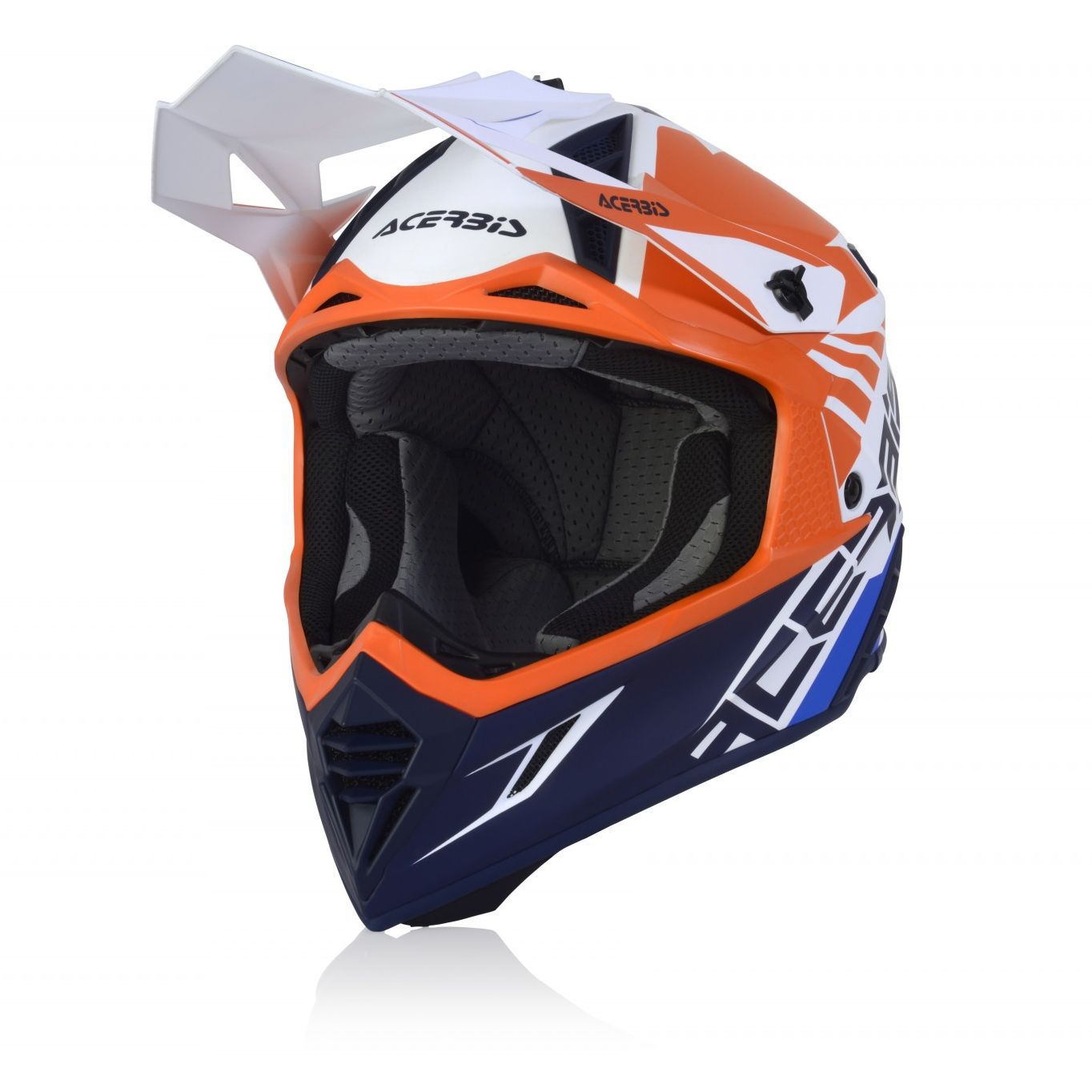Image of Acerbis X-Track Casque Motocross Bleu Orange L