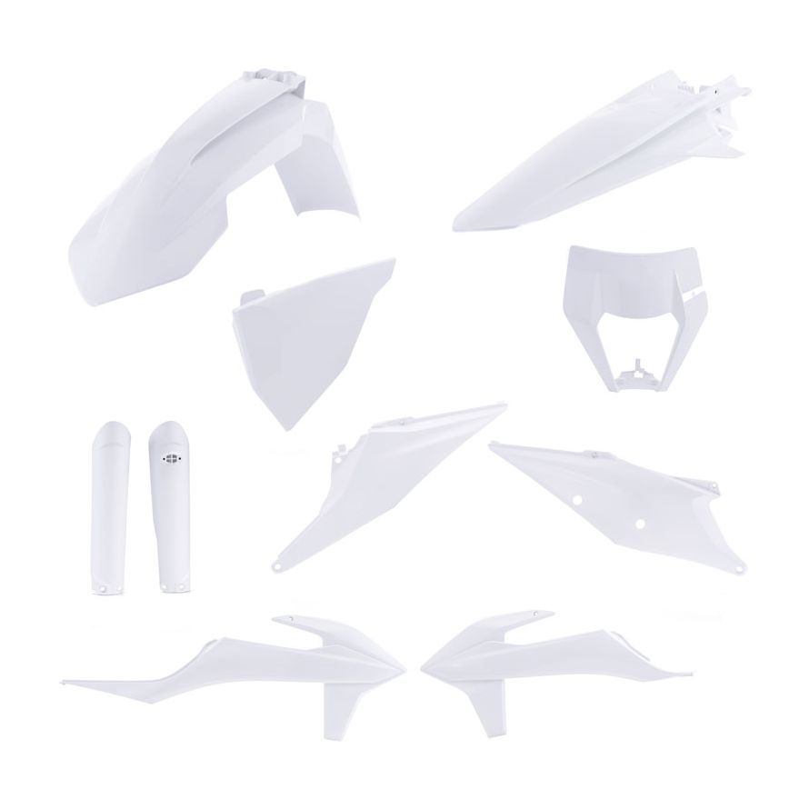 Kit plastiques Acerbis FULL KIT blanc