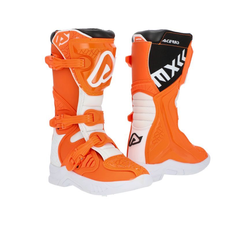 ACERBIS Bottes cross Acerbis X-TEAM ENFANT — orange et blanc