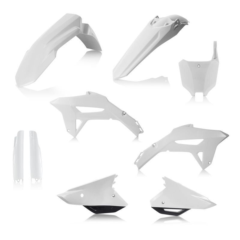 Image of Kit plastiques Acerbis Full couleur blanc/noir