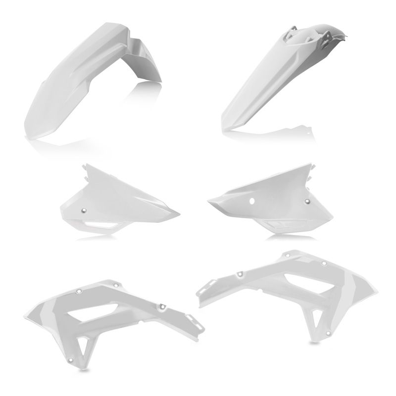 Kit plastiques Acerbis couleur blanc