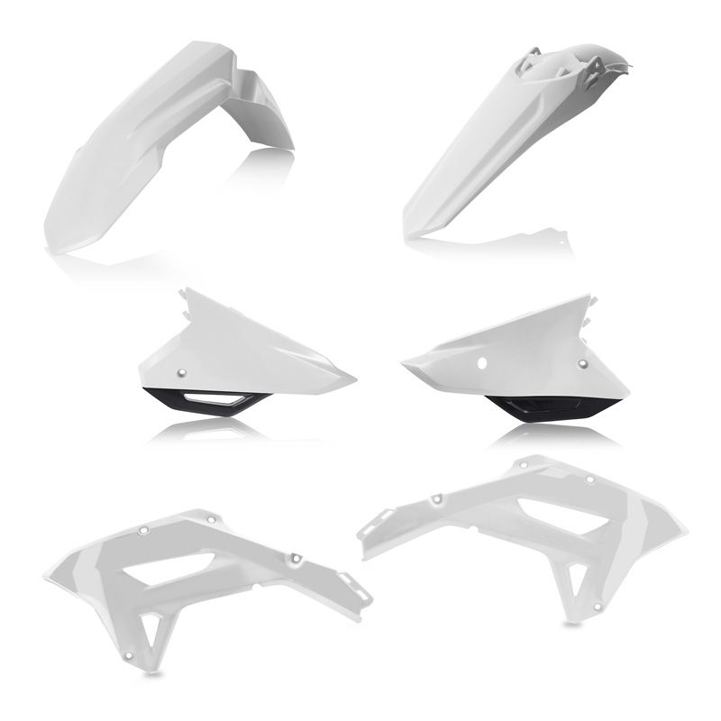 Kit plastiques Acerbis couleur blanc/noir