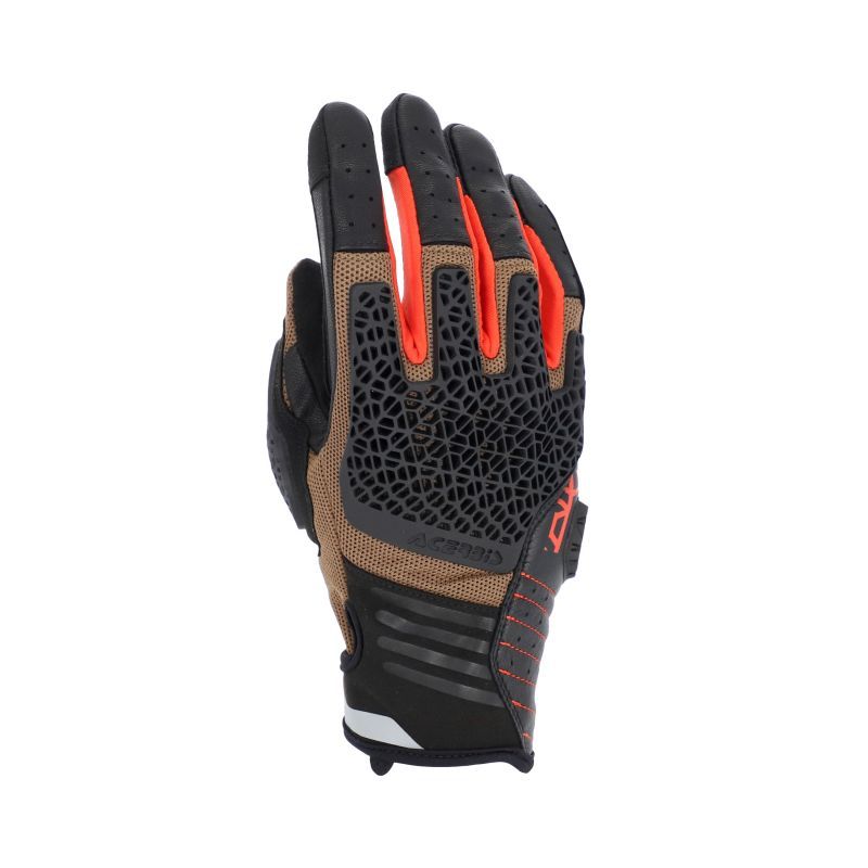 ACERBIS Gants Enduro Acerbis CE CROSSOVER — marron et orange