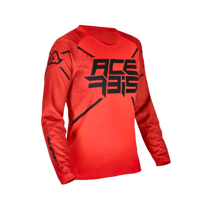 ACERBIS Maillot cross Acerbis MX J-KID FIVE — noir et rouge