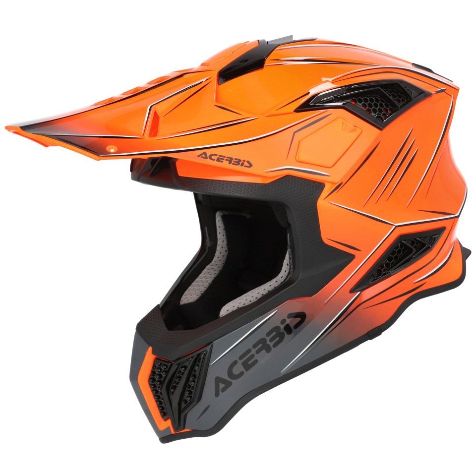 ACERBIS Casque cross Acerbis AIRSTRIKE-X 2027 — gris et orange