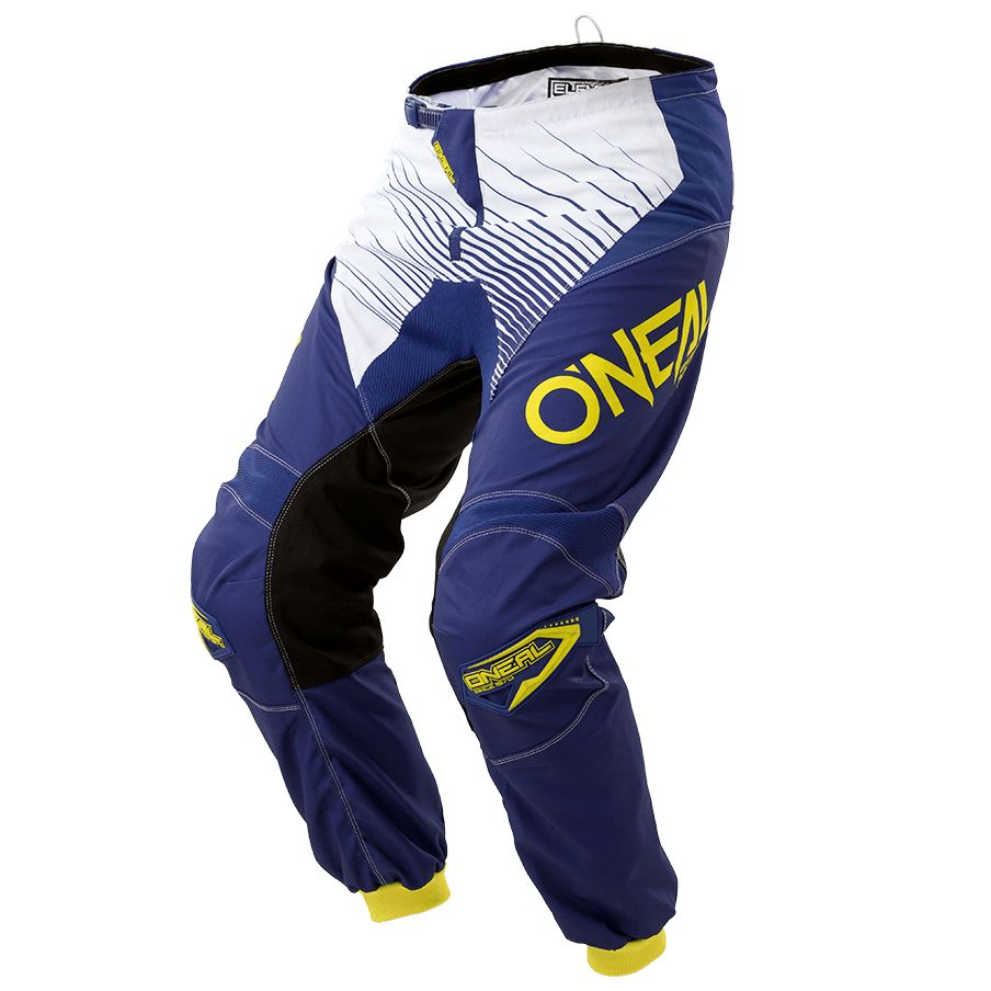Pantalon Cross O'neal Element Racewear - Bleu Jaune -