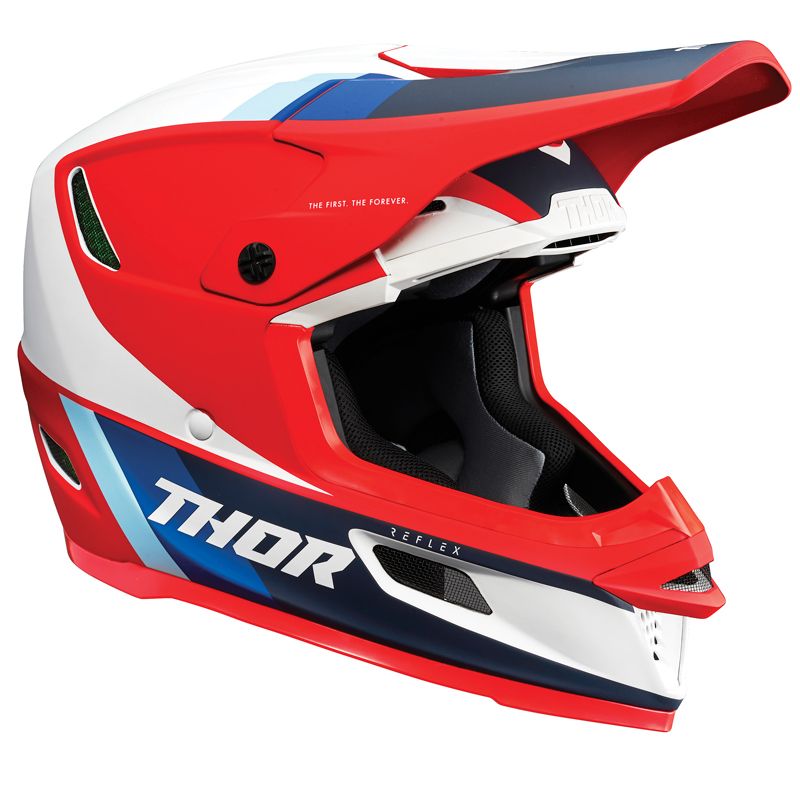 Image of Casque cross Thor REFLEX - APEX MIPS - RED WHITE BLUE 2023