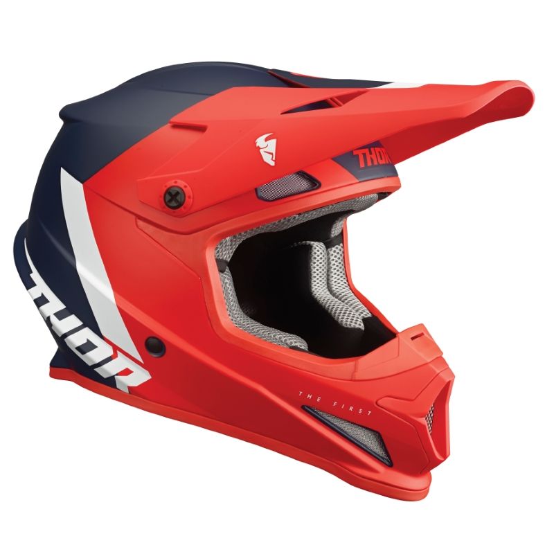Image of Casque cross Thor SECTOR - CHEV - RED NAVY 2023