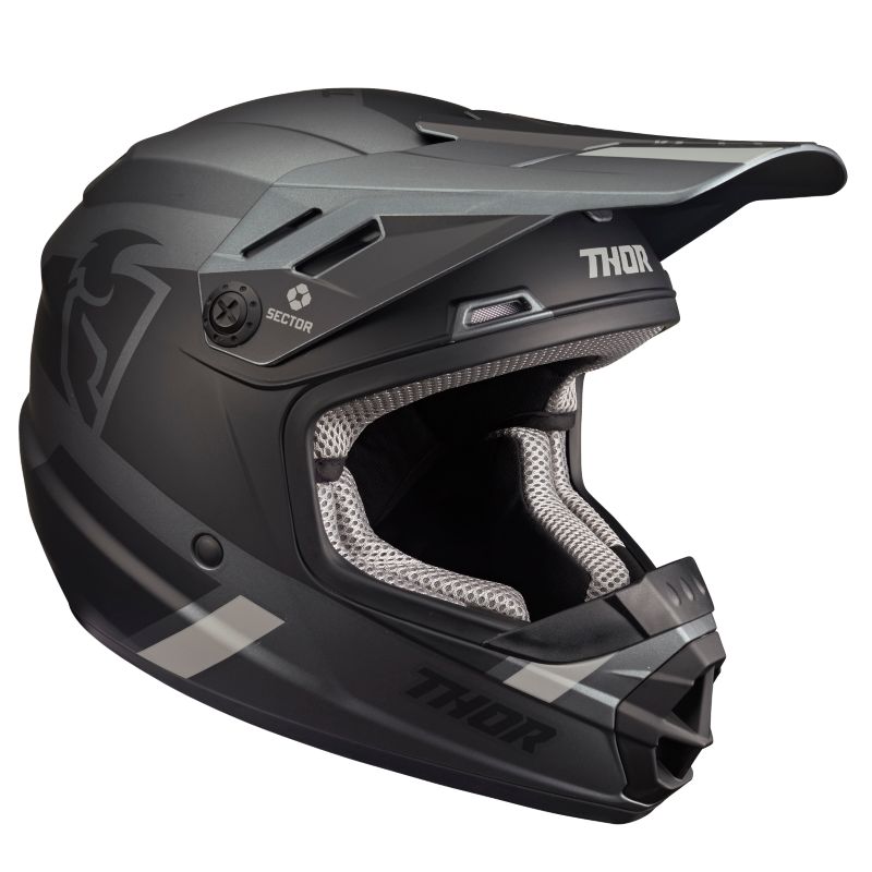 Image of Casque cross Thor SECTOR - SPLIT MIPS - CHARCOAL BLACK 2023