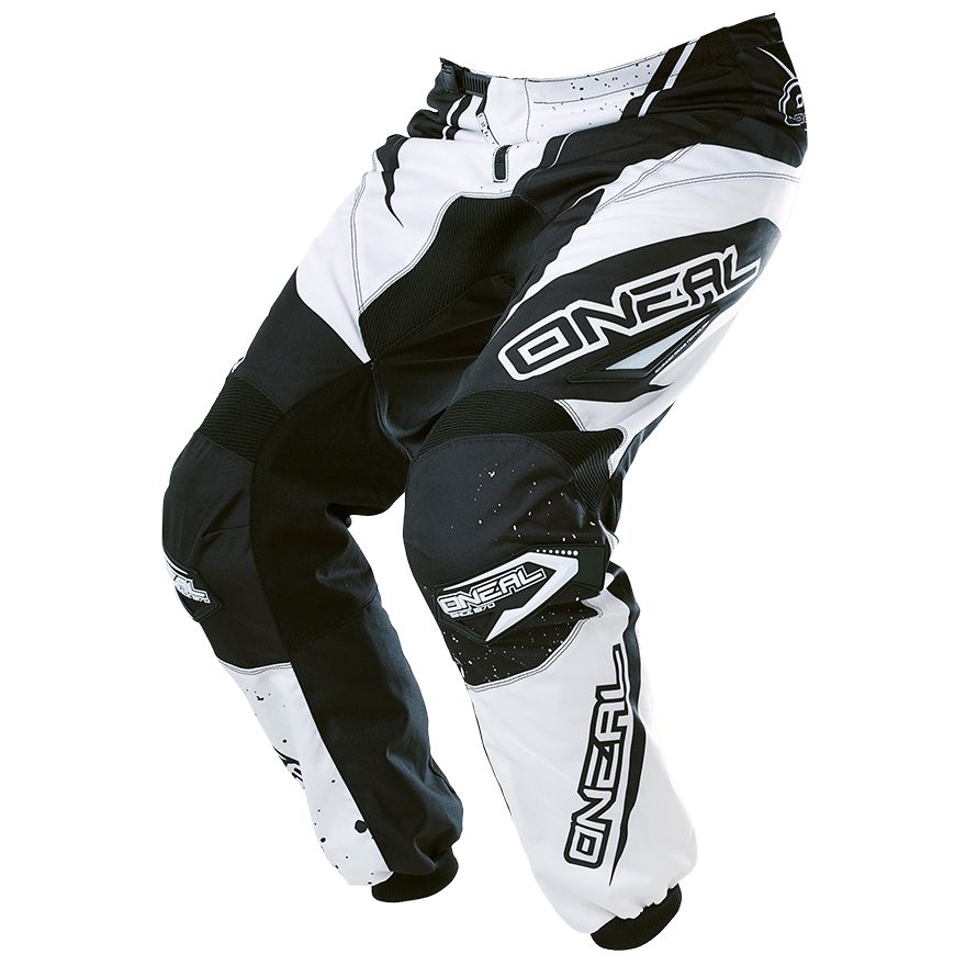 Pantalon Cross O'neal Element Kid Racewear Noir Blanc