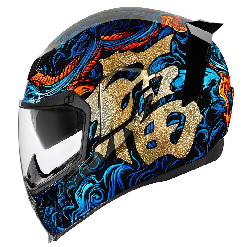Casque Icon Airflite Good Fortune Casque Intégral Motoblouzcom